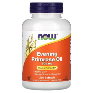 Evening Primrose Oil 500 мг 250 гел-капсули | Now Foods Evening Primrose Oil 500 мг 250 гел-капсули | Now Foods