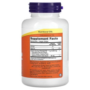 Evening Primrose Oil Vegan Formula 1000 мг 90 веге гел-капсули | Now Foods Evening Primrose Oil Vegan Formula 1000 мг 90 веге гел-капсули | Now Foods