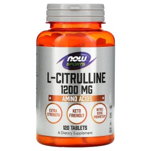 Extra Strength L-Citrulline 1200 мг 120 таблетки | Now Foods