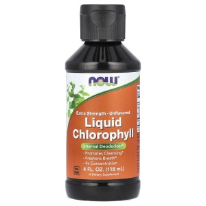 Extra Strength Liquid Chlorophyll 118 мл | Now Foods