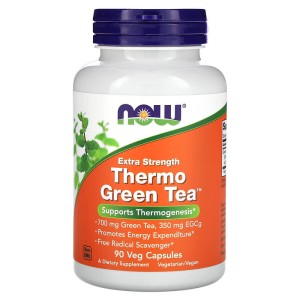 Extra Strength Thermo Green Tea 90 веге капсули | Now Foods Extra Strength Thermo Green Tea 90 веге капсули | Now Foods