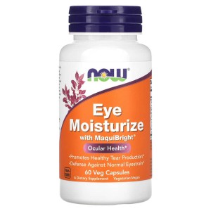 Eye Moisturize with MaquiBright 60 веге капсули | Now Foods