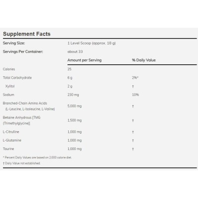 BCAA Big 6 Powder - Грозде 600 грама