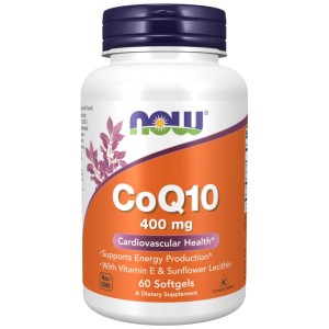 CoQ10 400 mg - 60 Гел капсули | Now Foods