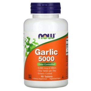 Garlic 5000 90 таблетки | Now Foods