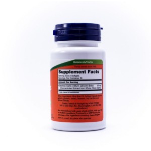 Garlic (Чесън Без Мирис) 100 дражета | Now Foods Garlic (Чесън Без Мирис) 100 дражета | Now Foods