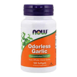 Garlic (Чесън Без Мирис) 100 дражета | Now Foods Garlic (Чесън Без Мирис) 100 дражета | Now Foods