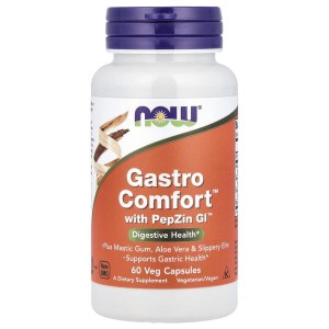 Gastro Comfort with PepZin GI 60 веге капсули | Now Foods