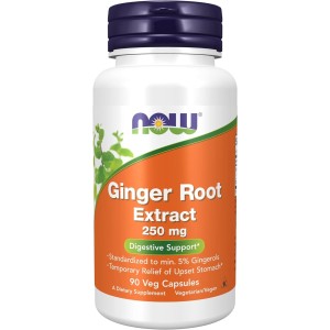 Ginger Root Extract 250 мг 90 веге капсули | Now Foods