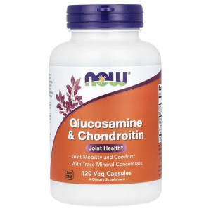 Glucosamine & Chondroitin 120 веге капсули | Now Foods