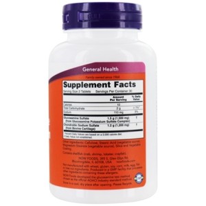 Глюкозамин и Хондроитин 750/600 мг 60 таблетки | Now Foods