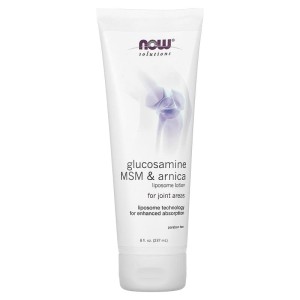 Glucosamine, MSM & Arnica Liposome Lotion 237 мл | Now Foods