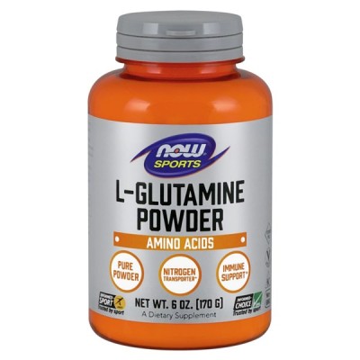 Glutamine Powder 170 гр | Now Foods Помага за натрупване на мускулна маса Подпомага функцията на черния дроб Има болкоуспокояващо действие Спомага за поддържане здравото състояние на храносмилателния Glutamine Powder 170 гр | Now Foods Помага за натрупван