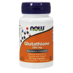 Глутатион (L-Glutathione) 250 мг 60 веге капсули | 60 дни | Now Foods
