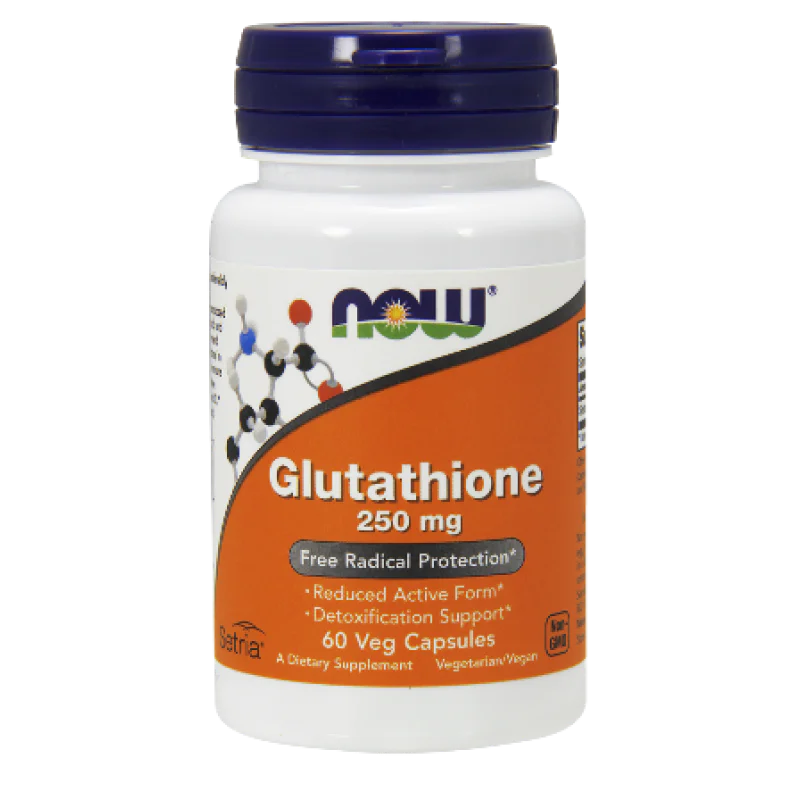 Глутатион (L-Glutathione) 250 мг 60 веге капсули | 60 дни | Now Foods