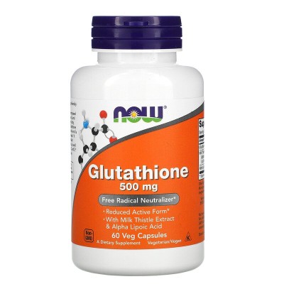 Глутатион (L-Glutathione) 500 мг 60 веге капсули | Now Foods Глутатион 500 мг 60 веге капсули | Now Foods Съдържа Milk Thistle Extract & Alpha Lipoic Acid Подпомага функцията на имунната система Действа като силен антиоксидант Предотвратяв Глутатион 500 мг 60 веге капсули | Now Foods Съдържа Milk Thistle Extract & Alpha Lipoic Acid Подпомага функцията на имунната система Действа като силен антиоксидант Предотвратява оксидативния стр Глутатион 500 мг 60 веге капсули | Now Foods Съдържа M