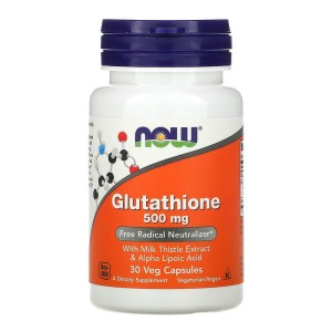 Глутатион (L-Glutathione) 500 мг 30 веге капсули | Now Foods