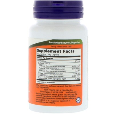 Gluten Digest 60 Veg Capsules | Now Foods Подобрява процеса на преработването на храната За по-добро разграждане на мазнините и белтъците, което дава енергия на организма Нормализира обмена на веществата в ор Gluten Digest 60 Veg Capsules | Now Foods Подо