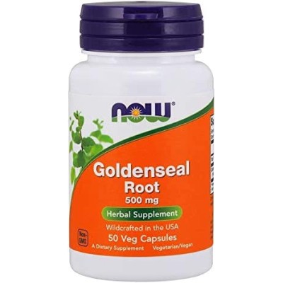 [Goldenseal Root 500 мг 50 веге капсули | Now Foods Помага при инфекции на лигавицата Естествен диуритик Грижи се за здравето на ставите Корен от Хидрастис на капсули е на топ цена от Now Foods Какво