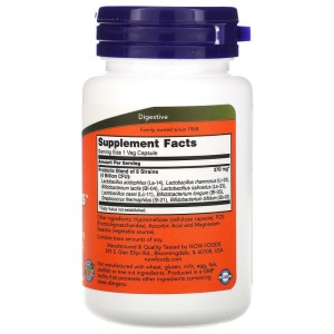 GR8-Dophilus 60 вегетариански капсули | Now Foods