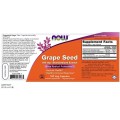 Grape Seed Antioxidant 100 мг 100 вегетариански капсули | Now Foods