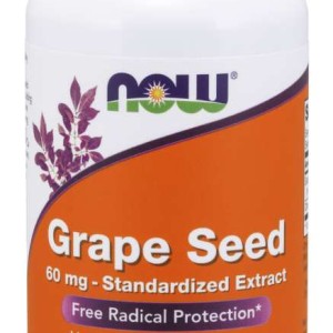 Grape Seed Antioxidant 60 мг 90 веге капсули | Now Foods Grape Seed Antioxidant 60 мг 90 веге капсули | Now Foods