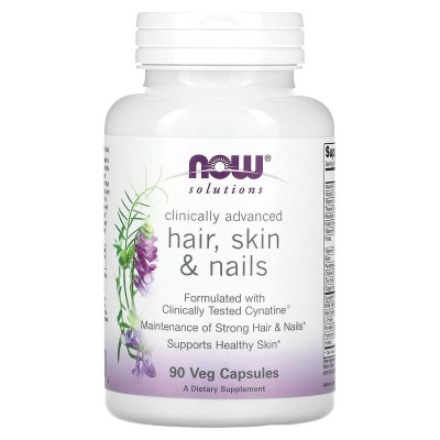 Hair, Skin & Nails 90 веге капсули | Now Foods Hair, Skin & Nails 90 веге капсули | Now Foods