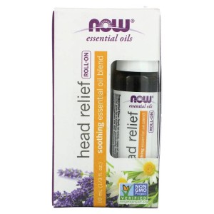 Head Relief Roll-On 10 мл | Now Foods