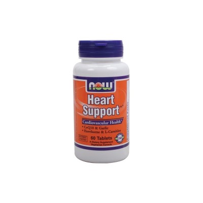 Добавка за сърце Heart Support 60 таблетки | Now Foods Поддържа сърдечно-съдовата функция Успешна формула за здраво сърце Подобрява кръвообращението Дава енергия на сърдечната мускулатура Подпомага функ Добавка за сърце Heart Support 60 таблетки | Now Foo