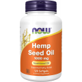 Hemp Seed Oil 1000 мг 120 гел-капсули | Now Foods