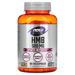 HMB 500 мг 120 веге капсули | Now Foods HMB 500 мг 120 веге капсули | Now Foods