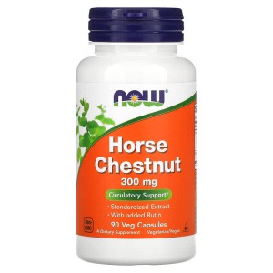 Horse Chestnut 300 мг 90 веге капсули | Now Foods