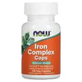 Iron Complex 100 веге капсули | Now Foods Iron Complex 100 веге капсули | Now Foods