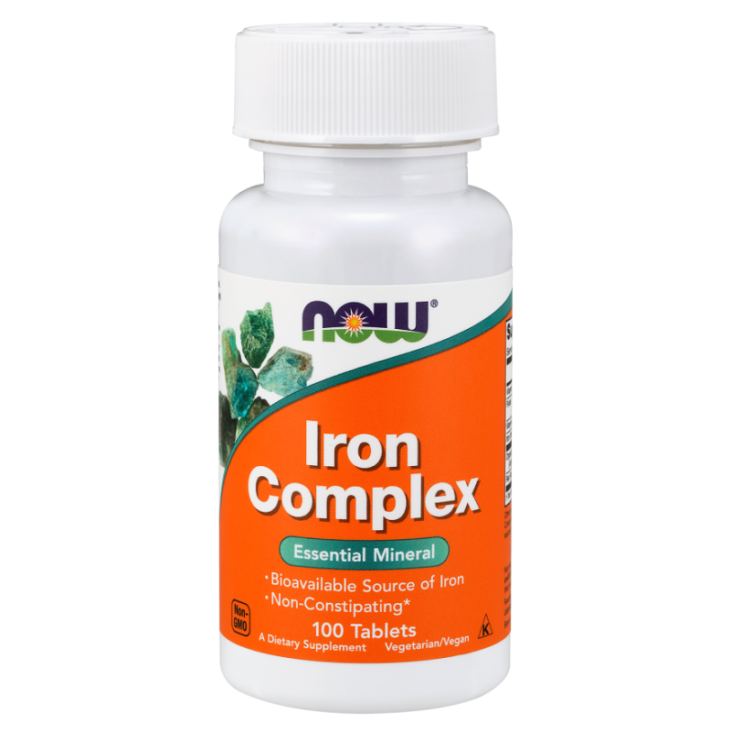Iron Complex 100 таблетки | Now Foods