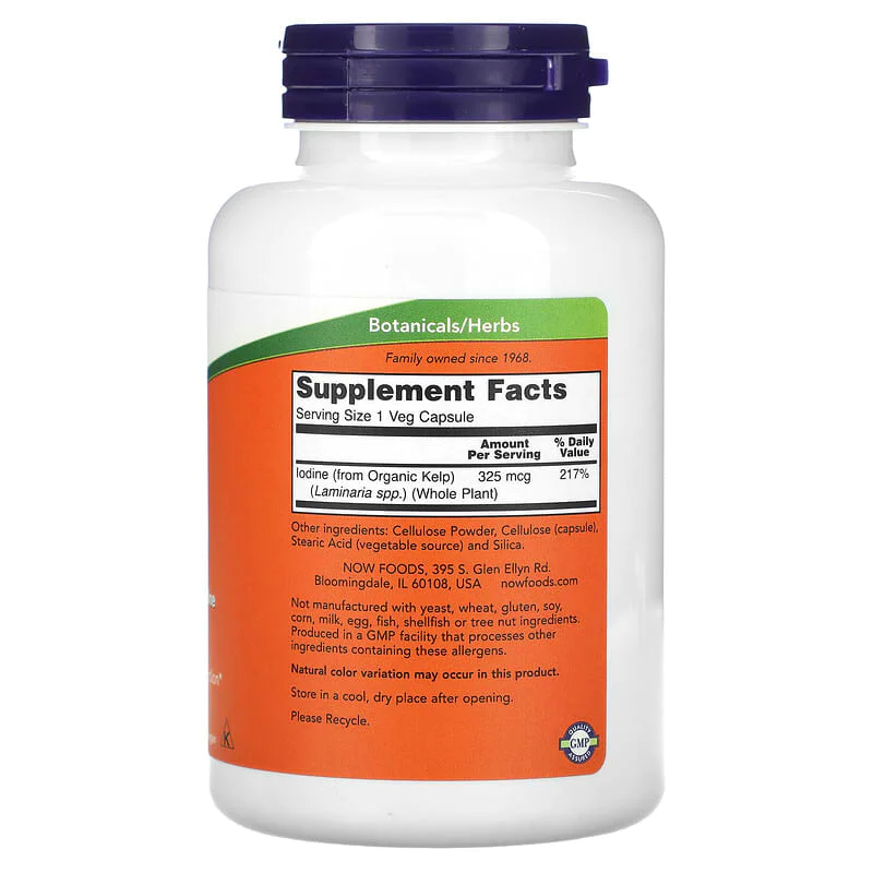 Kelp 250 веге капсули | Now Foods Kelp 250 веге капсули | Now Foods