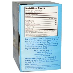 Kick Back Tea 24 пакета | Now Foods