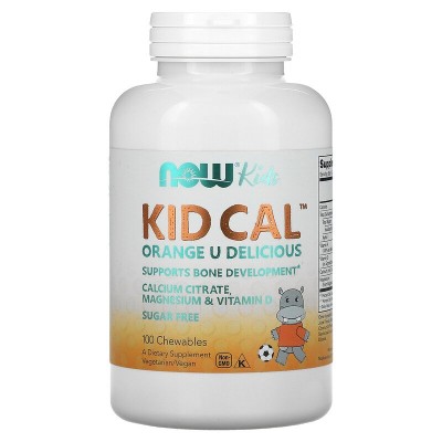Kid Cal Калций за деца 100 дражета | 50 дни | Now Foods Now foods създаде Kid Cal специално с грижа за децата и специфичните им нужди. Продуктът представлява комбинация от калций, магнезий и Витамин Д з Kid Cal Калций за деца 100 дражета | 50 дни | Now Fo