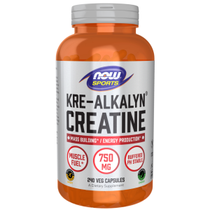Кре-Алкалин Креатин 750 мг 240 капсули | Now Foods