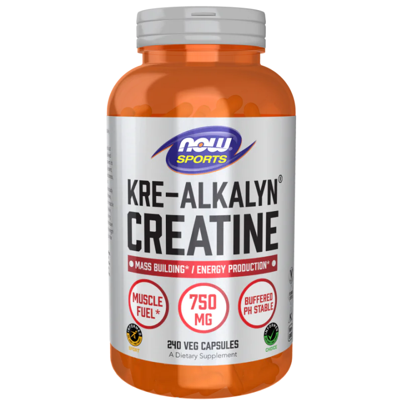 Кре-Алкалин Креатин 750 мг 240 капсули | Now Foods Кре-Алкалин 750 мг 140 капсули | Now FoodsKre-Alkalyn ® е патентована формула на буфериран креатин, който достига до мускулните клетки в максималната си сила и чистота, като pH във воден разтвор е меж Кре-Алкалин 750 мг 140 капсули | Now Foods Kre-Alkalyn ® е патентована формула на буфериран креатин, който достига до мускулните клетки в максималната си сила и чистота, като pH във воден разтвор е между 12 и Кре-Алкалин 750 мг 140 капсули | Now Foods Kre