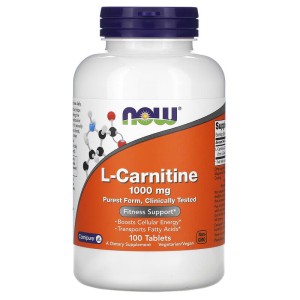 L-Carnitine 1000 мг 100 таблетки | Now Foods