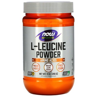 L-Leucine Powder 255 гр | Now Foods