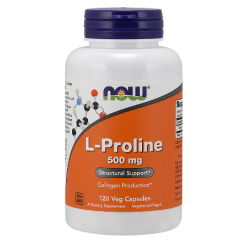 L-Proline 500 мг 120 веге капсули | Now Foods