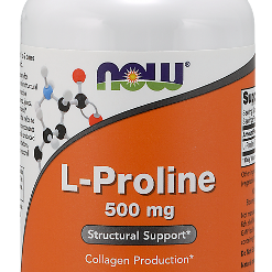 L-Proline 500 мг 120 веге капсули | Now Foods L-Proline 500 мг 120 веге капсули | Now Foods