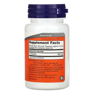 L-Theanine Pure Powder 28 гр | Now Foods