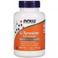 L-Tyrosine Тирозин на прах 113 гр | Now Foods