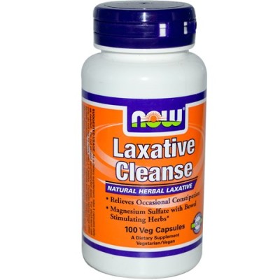 Laxative Cleanse 100 веге капсули на | Now Foods Натурален растителен лаксатив Облекчава симптомите в случаи на запек Стимулира редовната функция на стомаха Помага за детоксикацията на организма Ве Laxative Cleanse 100 веге капсули на | Now Foods Натурале