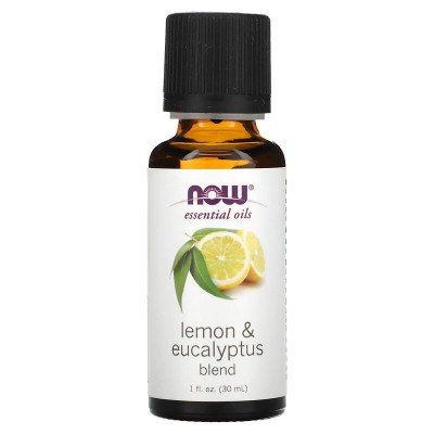 Lemon & Eucalyptus Oil Blend 30 мл | Now Foods
