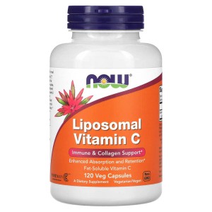 Liposomal Vitamin C 120 веге капсули | Now Foods