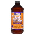 Liquid Cal-Mag Blueberry 473 мл | Now Foods