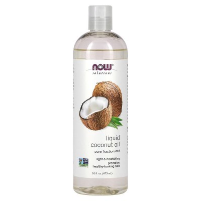 Liquid Coconut Oil 473 мл | Now Foods